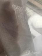 картинка 1 прикреплена к отзыву Anjee Sheer Curtains 45 Inches Length Faux Linen Texture 2 Panels Rod Pocket Semi Sheer Window Treatment Gauze Voile Drapes For Kids Bedroom Kitchen Bathroom, Light Yellow 52 X 45 Inches от Melvin Belton