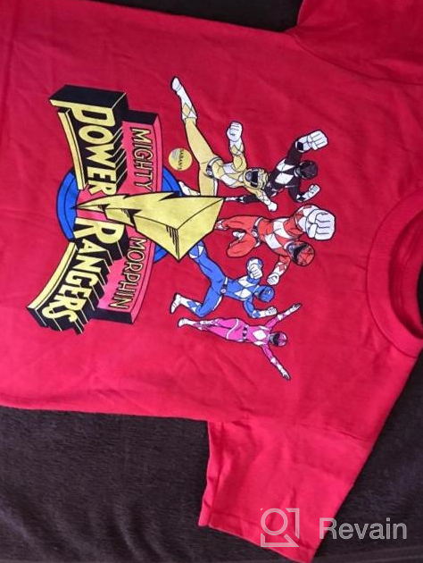 img 1 attached to Power Rangers Little Sleeve T Shirt Boys' Clothing review by Bill Wasson