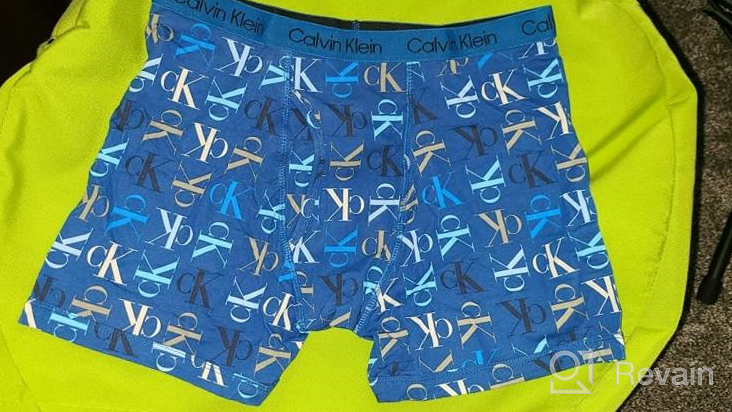 img 1 attached to Comfortable and stylish: Calvin Klein Boy's Kids Modern Cotton Assorted Boxer Briefs Underwear, Multipack review by Alexander Morgan