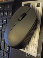 img 1 attached to Logitech M170 Wireless Mouse: 🖱️ Optical Tracking, 12-Month Battery, for PC/Mac/Laptop, Black review by Aneta Tkaczyk ᠌