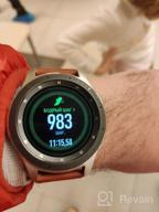 img 3 attached to 📱 Renewed Samsung Galaxy Watch (42mm) Smartwatch (Bluetooth) Compatible with Android/iOS - SM-R810 International Version - No Warranty, Rose Gold Color review by Xander Kio Zion ᠌