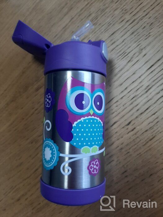 img 1 attached to Classic thermos Thermos F4016OW, 0.35 L, purple review by Ewa Sikora ᠌