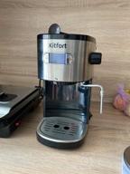img 1 attached to Coffeemaker Kitfort KT-740, black review by Agata Julia Ickiewic ᠌