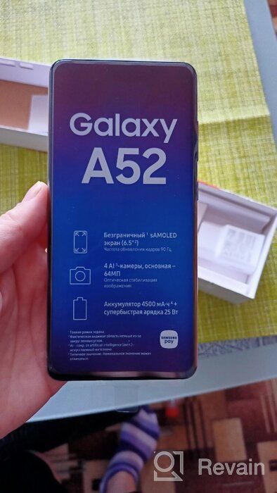 img 2 attached to 💜 Samsung A52 SM-A525M/DS - Unlocked GSM International Version (No US Warranty), 4G LTE, Awesome Violet - Not Compatible with Verizon/Sprint review by Ada Grodzicka (Grodz ᠌