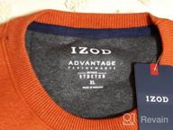 img 1 attached to Stay Comfortable And Stylish With IZOD Men'S Advantage Performance Crewneck Fleece Pullover Sweatshirt review by Dennis Black
