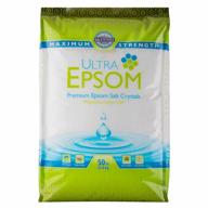 50-фунтовый мешок мелкозернистой соли для ванн без запаха ultra epsom от saltworks логотип