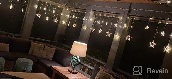 img 1 attached to Transform Your Home With BHCLIGHT'S 138 LED Star String Lights: Perfect For Bedroom Decor, Ramadan, Wedding, Garden And Christmas Decorations In Blue review by Ryan Cornelison