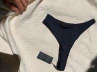 img 1 attached to RELLECIGA Women'S Brazilian Bikini Bottoms With Flirty Cheeky Cut review by Jennifer Powell