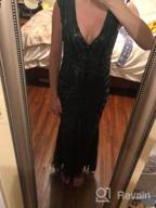 img 1 attached to Gorgeous Metme Women'S 1920S Mermaid Maxi Long Sequin Formal Dress For Evening Prom Gown! review by Jill Berg