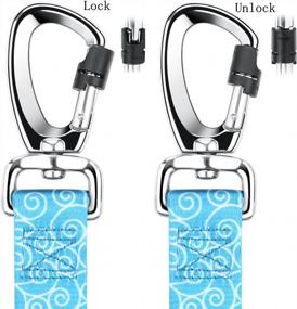 img 3 attached to Sturdy Sky Blue Dog Leash For Medium To Large Dogs - 6Ft X 1In, Heavy Duty And Durable