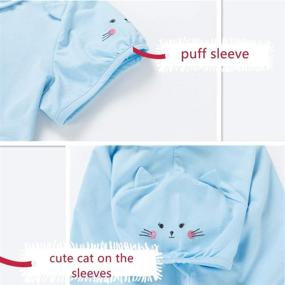 img 1 attached to 😍 Adorable UNACOO Toddler Cotton Sleeves Collar Girls' Tops, Tees & Blouses – Shop Now!