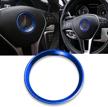 steering wheel center decoration mercedes interior accessories logo