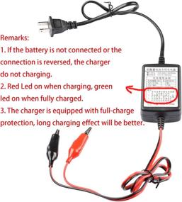 img 2 attached to Highly Efficient 12V Volt 1500mA Sealed Lead Acid Rechargeable Battery Charger US Plug 1.5A