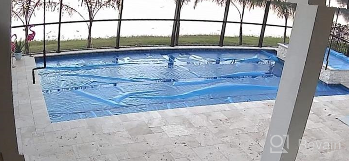 img 1 attached to Sun2Solar Clear 10-Foot-By-16-Foot Rectangle Solar Cover 1200 Series Heat Retaining Blanket For In-Ground And Above-Ground Rectangular Swimming Pools Use Sun To Heat Pool Bubble-Side Down review by Michael Paquette