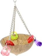 🥥 coco cup bonka bird toys: all-natural coconut chew for parrots, parrotlets, budgies, finches, cockatiels, and parakeets logo