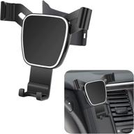 lunqin car phone holder: stylish interior decor for 2017-2020 nissan armada auto, navigation bracket, cell phone mount + more accessories! logo