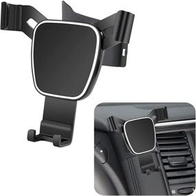 img 4 attached to LUNQIN Car Phone Holder: Stylish Interior Decor for 2017-2020 Nissan Armada Auto, Navigation Bracket, Cell Phone Mount + More Accessories!