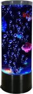 🐠 vaticas mini fish lava lamp: multi-color changing led aquarium light with artificial fish night light - perfect decor gift for home, office, living room - men, women, kids logo