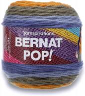 rainy day bernat pop! - 5oz medium gauge 100% acrylic yarn logo