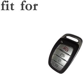 img 1 attached to 🔑 SEO-optimized SEGADEN Gray Silicone Cover Case for HYUNDAI 4 Button Smart Remote Key Fob CV4112