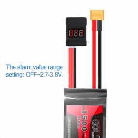 img 1 attached to 2-Pack LiPo Battery Voltage Checker, Tester And Alarm With LED Indicator - Suitable For RC 1-8S Batteries Including Li-Ion, LiPo, Life And LiMn