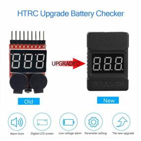 img 3 attached to 2-Pack LiPo Battery Voltage Checker, Tester And Alarm With LED Indicator - Suitable For RC 1-8S Batteries Including Li-Ion, LiPo, Life And LiMn