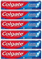 colgate cavity protection 🦷 fluoride toothpaste: ultimate oral care solution logo