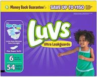 luvs ultra leakguards diapers count baby & child care and diaper care logo
