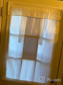 img 6 attached to Повысьте конфиденциальность и стиль с помощью HOMEIDEAS коричневых льняных французских дверных занавесок - термоизолированное дверное оконное покрытие для спальни