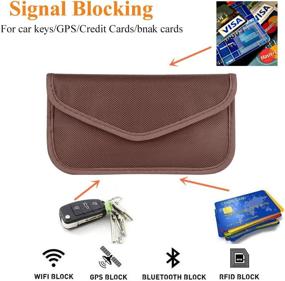 img 2 attached to Faraday Bag For Phones(2 Pack&Amp Interior Accessories best - Anti-Theft