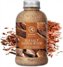 img 3 attached to Sandalwood & Cinnamon Bath Salts: Natural Relaxation For Good Sleep And Glowing Skin