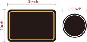 img 3 attached to Organize Your Home And Kitchen With Waterproof Chalkboard Labels - 2 Rolls, 1000 Stickers!