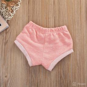 img 1 attached to Infant Toddler Little Girls Shorts Apparel & Accessories Baby Girls ... Clothing