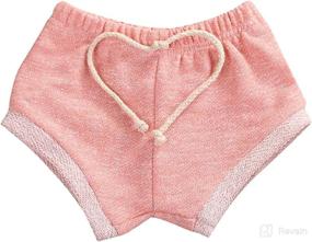 img 4 attached to Infant Toddler Little Girls Shorts Apparel & Accessories Baby Girls ... Clothing