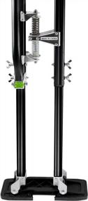 img 3 attached to Black GypTool Pro Drywall Stilts, Adjustable From 36 To 48 Inches