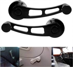 img 1 attached to Upgrade Your Classic Car With KIMISS Window Crank Handle Winder - Set Of 2 Durable Alloy Handles
