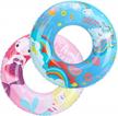 inflatable cartoon swim ring for fun-filled pool and beach adventures - heysplash water float for kids and adults! logo