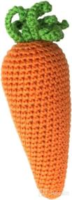 img 1 attached to Cheengoo Organic Hand Crocheted Rattle Baby & Toddler Toys and Rattles & Plush Rings