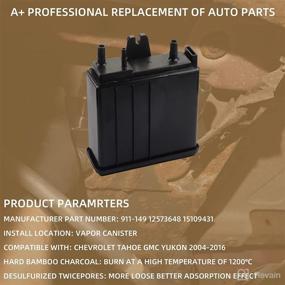 img 3 attached to 🔧 Dasbecan Vapor Canister Compatible With GMC Yukon Buick Chevrolet, Replacement for OEM# 911-149, 12573648, 15109431, 215-464