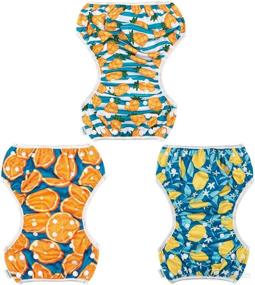 img 3 attached to 👶 babygoal Reusable Swim Diaper - Adjustable One Size, Washable Swim Underwear, Ideal for 0-2 Years and Swimming Lessons 3SD03