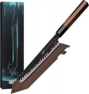 деревянный магнитный чехол для ножа для японского кухонного ножа 8 дюймов логотип