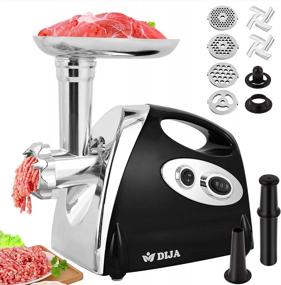 img 4 attached to DIJA 2000W Electric Meat Grinder - Powerful & Versatile Stainless Steel Mincer For Home & Commercial Use