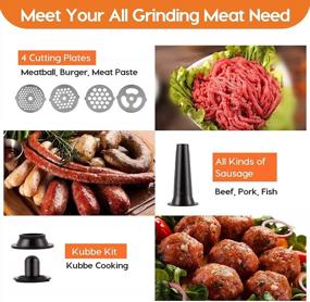 img 3 attached to DIJA 2000W Electric Meat Grinder - Powerful & Versatile Stainless Steel Mincer For Home & Commercial Use