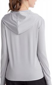 img 3 attached to UBFEN Women'S Sun Protection Hoodie: UPF 50+ Long Sleeve Sun Shirt With Pockets For Hiking & Outdoor Performance