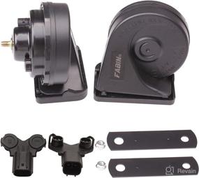 img 4 attached to AOLIHAN Car Horn: Loud 125db Train Horn for Chevrolet - 12V, Plug Compatible with Chevy