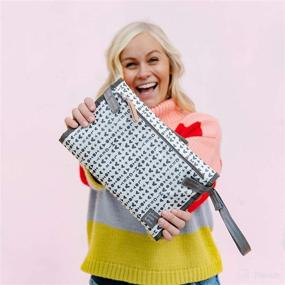 img 1 attached to 👶 Petunia Pickle Bottom X Disney Nimble Diaper Clutch: Stylish On-The-Go Baby Bag with Fold-Out Changing Pad