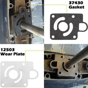 img 1 attached to 🌊 High-Performing 12012 Water Pump Impeller Kit, Chrysler Force compatible 75-140 hp, Replaces OEM Part FK1069