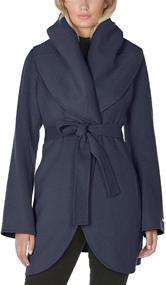 img 3 attached to Tahari Womens Double Oversized Collar Women's Clothing ~ Coats, Jackets & Vests