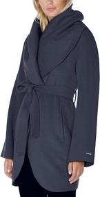 img 1 attached to Tahari Womens Double Oversized Collar Women's Clothing ~ Coats, Jackets & Vests