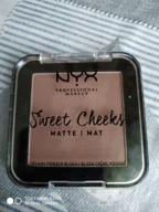img 1 attached to NYX professional makeup Pressed Blush Sweet Cheeks Creamy Powder Matte, 11 Silence Is Golden review by Anastazja Zawada ᠌